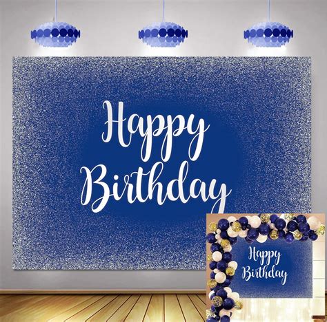 Electronikz Royal Blue Happy Birthday Backdrop Review