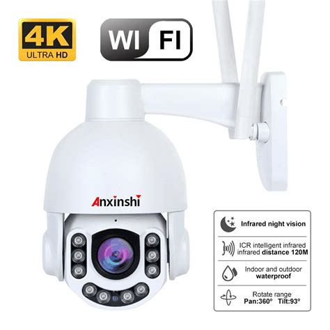 mp  zoom security ptz camera wifi poe ptz dome full metal
