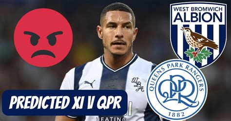 West Brom Predicted Xi V Qpr Jake Livermore To Start