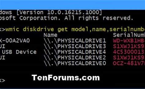 How To Find The Hard Drive Serial Number In Windows Otosection