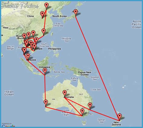 Southeast asia travel guide map - TravelsFinders.Com