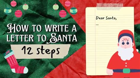 How To Write A Letter To Santa In 12 Steps With Example 🎅 Youtube