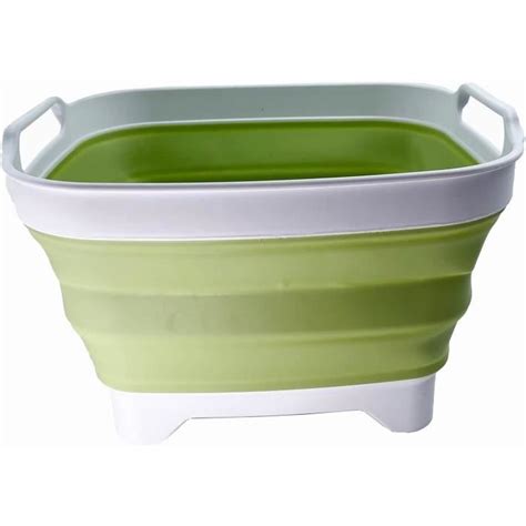 Bassine Vaisselle Pliable En Plastique De L Avec Bouchon De