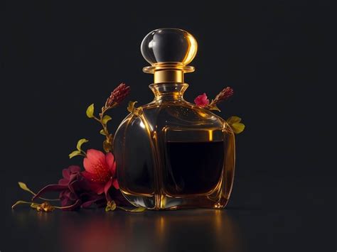 Premium AI Image | perfume product isolated on dark background