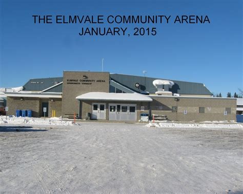 Elmvale Arena In The Beginning By Frank Archer