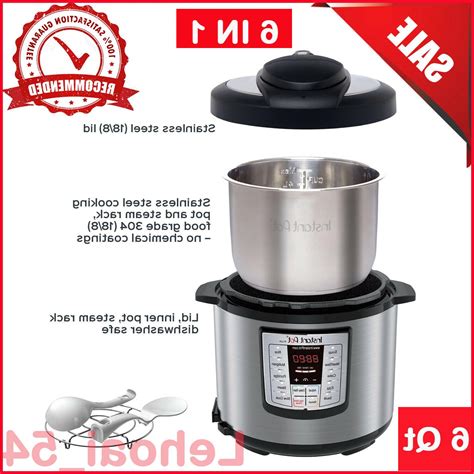 Instant Pot Lux V Qt In Multi Use Programmable