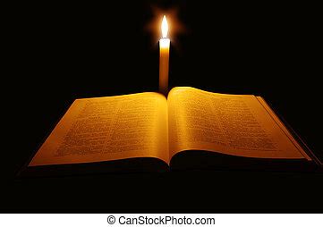 Bible candle light Stock Photos and Images. 673 Bible candle light ...