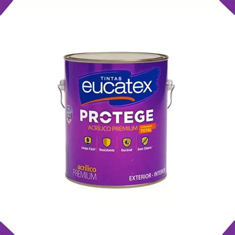 Tinta Latex Eucatex Protege Acrilico Premium Fosco Branco Frete Gr Tis