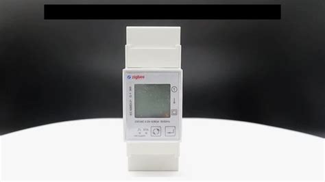 Smart Zigbee Energy Meter Single Phase A Din Rail Power Monitor Kwh