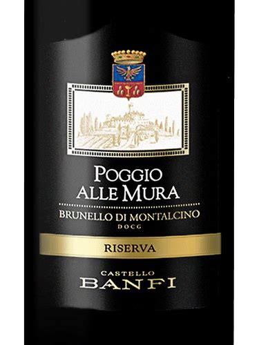 Banfi Poggio Alle Mura Brunello Di Montalcino Riserva Vivino Canada