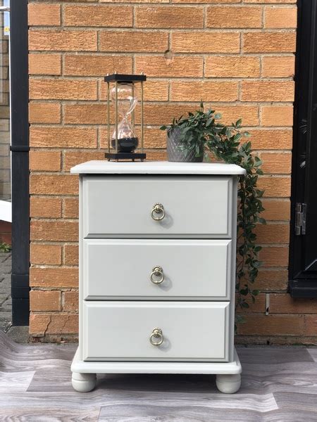 Best Of Drawers Vintage Bedside Table In Sage Green Vinterior