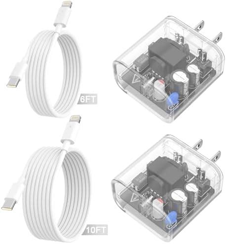 Amazon Phone Charger MFi Certified 2 Pack 20W PD USB C Wall Fast