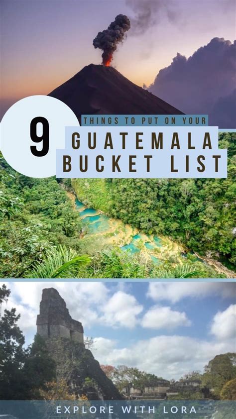 Epic Things To Do In Guatemala Guatemala Travel South America