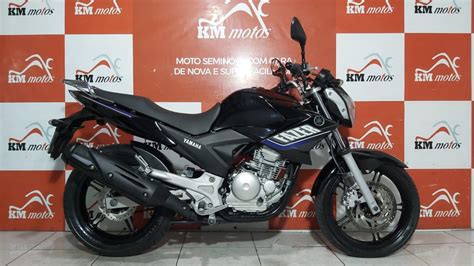 Yamaha YS 250 Fazer 2015 Preta KM Motos Sua Loja De Motos Semi Novas