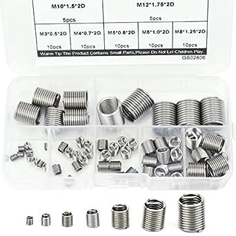 Bigp Helicoil Set Stainless Steel Helical Coil Wire Thread Insert M