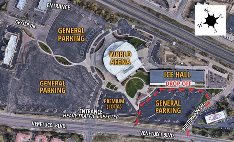 Directions & Parking | Broadmoor World Arena