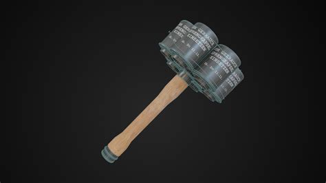 Artstation M24 Steilhandgrenate Stick Grenade And Anti Tank Variant