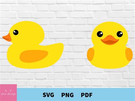 Bath Duck Svg Bundle Rubber Toy Svg Duck Bathtime Cut Files Etsy