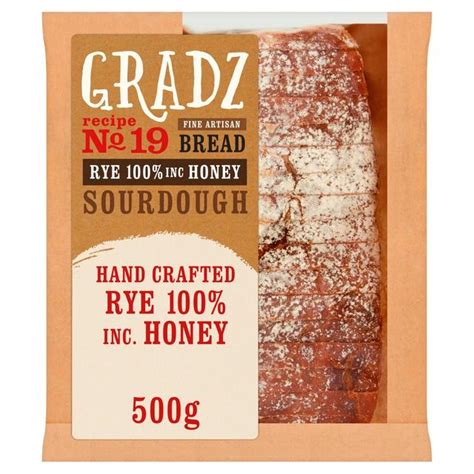 Gradz Bakery 100 Rye Sourdough With Honey Ocado