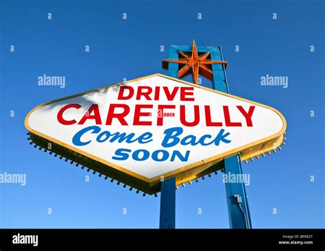 Backside Of The Famous Welcome To Las Vegas Sign Stock Photo Alamy