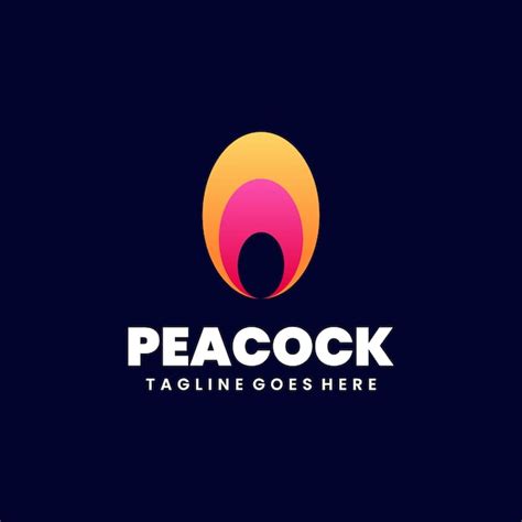 Peacock Logo Design Mit Farbenfrohen Illustrationen Kostenlose Vektor