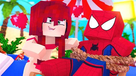 Homem Aranha Acordou Preso A Maryjane De Biquini No Minecraft