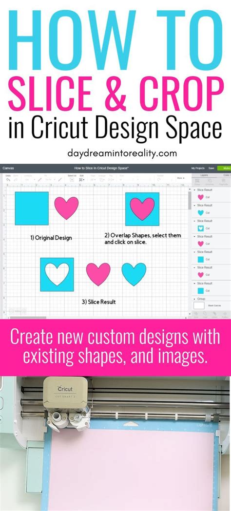 How To Slice In Cricut Design Space Crop Cut Outs Tips Tricks