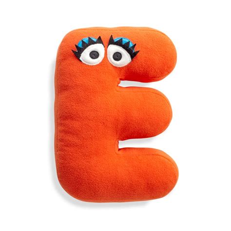 Sesame Street Letter E Throw Pillow Reviews Crate And Barrel