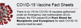 Vaccine Information Statements - VISs - CDC information sheets for patients