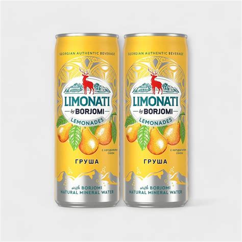 Лимонад Limonati by Borjomi Груша, 330мл х 2шт - купить с доставкой по ...
