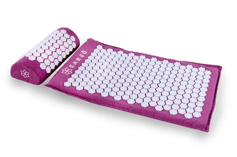 Kanjo Memory Acupressure Mat Set With Pillow Amethyst