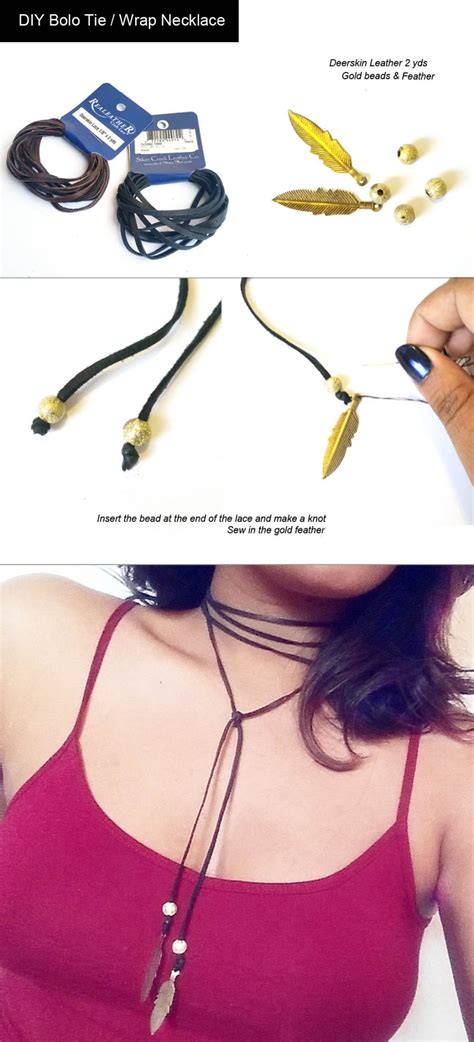 DIY: Bolo Tie / Wrap Necklace | Chic Stylista