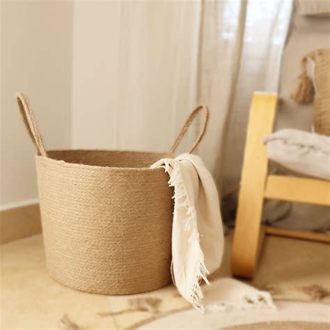 Tida Throw and Laundry Basket TAYETs Handmade Home Décor and