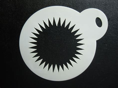 60mm starburst stencil