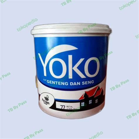 Jual Yoko Cat Genteng Dan Seng Kemasan 4 Kg Galon 77 Metal Kota