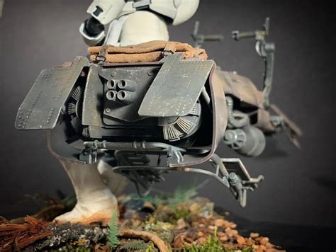 Modeler S Miniatures Magic Speeder Bike Bandai Endor