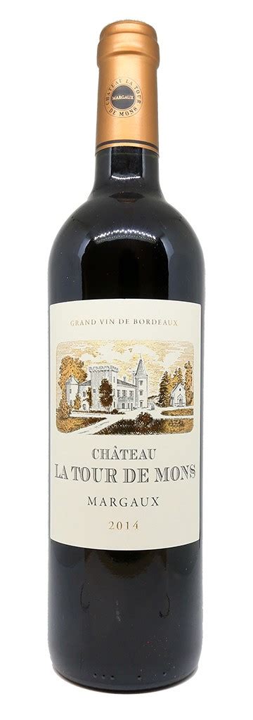 Margaux Château LA TOUR DE MONS 2014 Clos des Millésimes Achat vins