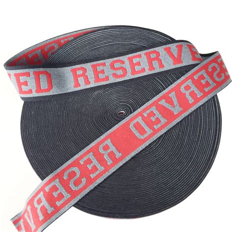 40mm Width Jacquard Elastic Bands With Stretching | amdwebbing.com