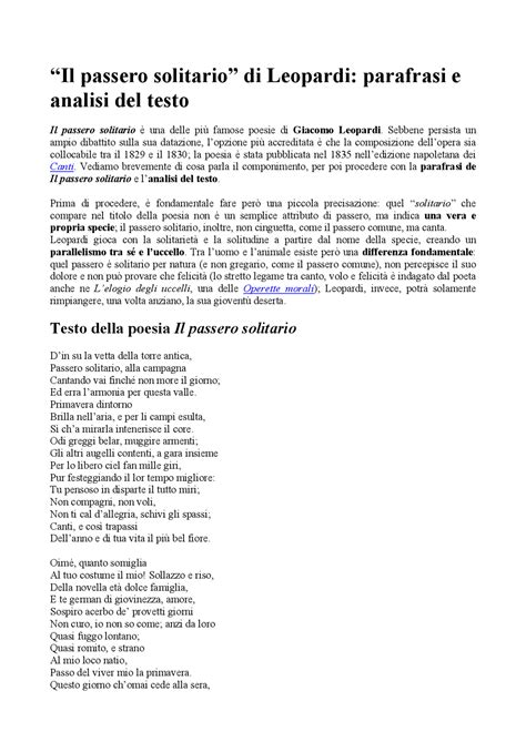 Il Passero Solitario 5