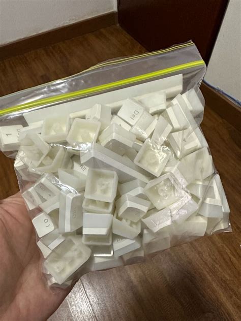 Glorious Aura Pbt Pudding Keycaps V White Computers Tech Parts