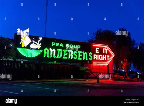 The Split Pea Andersons restaurant at the Santa Nella truck stop in the ...