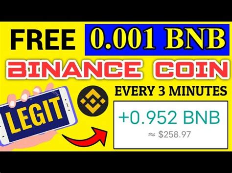 Get Free BNB Claim Free Binance Coin Every 10 Minutes YouTube