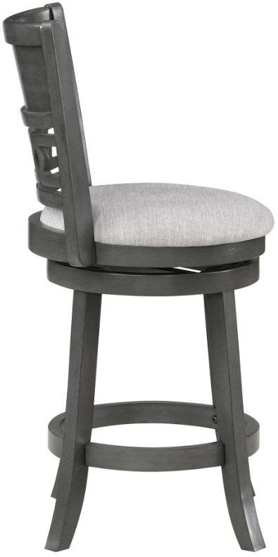 New Classic® Home Furnishings Gia Gray 29 Swivel Bar Stool Miskelly