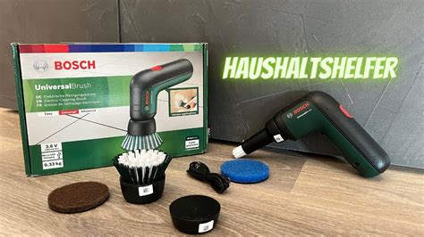 Bosch Home And Garden Akku Reinigungsb Rste I Ausgepackt Und