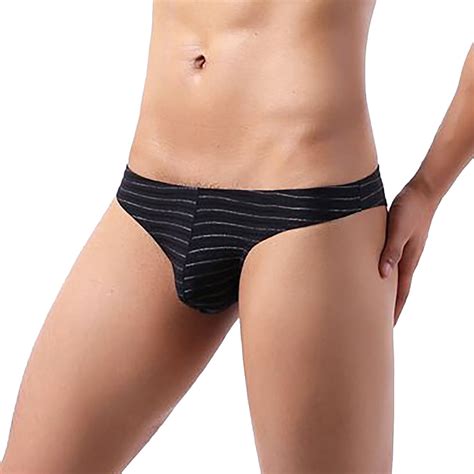 Panties For Men Panties Half Bikini Low Color Waist Briefs Striped