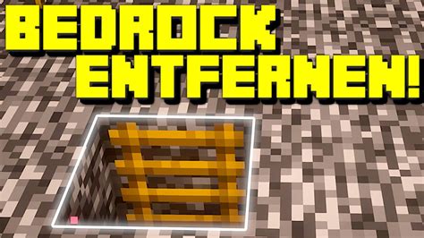 Bedrock ZERSTÖREN in Minecraft Minecraft für Anfänger 1 18 37