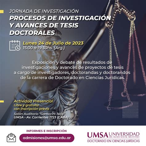 247 15 A 1930hs Jornada De InvestigaciÓn Procesos De Investigación Y Avances De Tesis