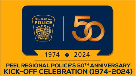 Peel Regional Polices Th Anniversary Kick Off Celebration