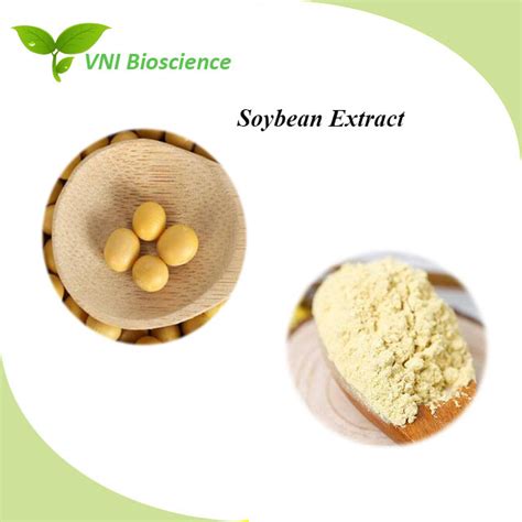 Kosher And Halal Certified Soy Isoflavone Soybean Extract Soybean