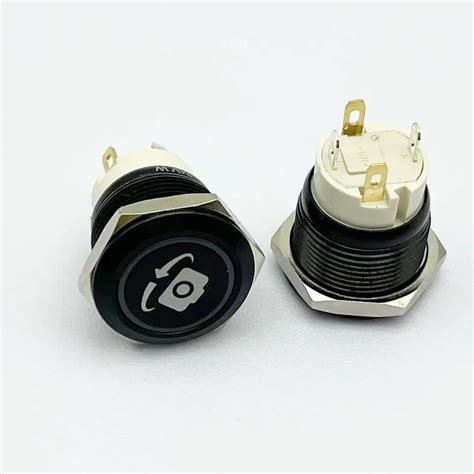 Factory Sell Aluminium Illumination Push Button Switch With Custom